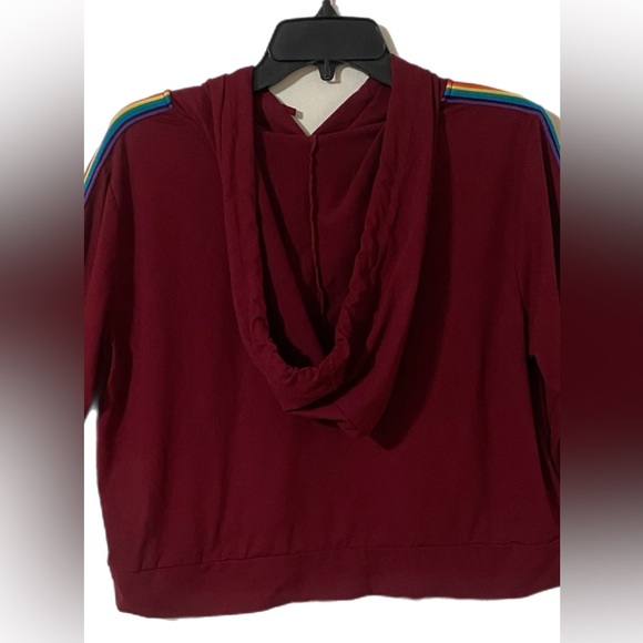 Women’s Long Sleeve Cropped Hoodie Size L/XL - Picture 9 of 10